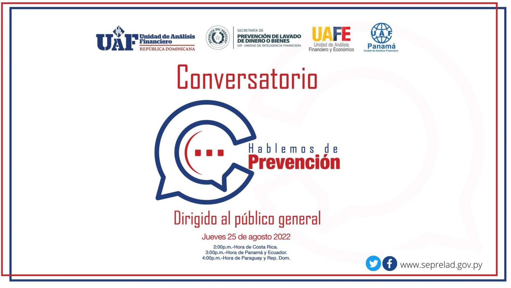 Con éxito se llevó a cabo el segundo conversatorio “Hablemos de Prevención”