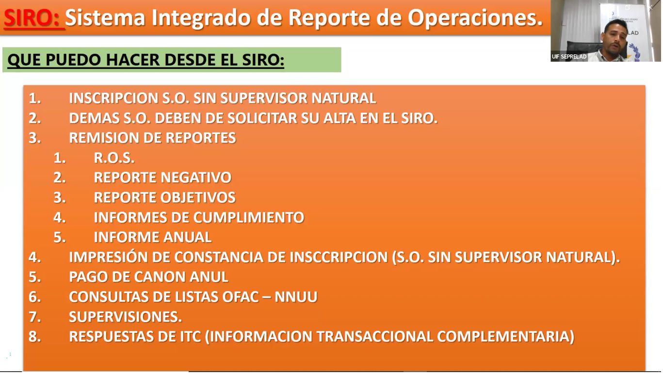 SEPRELAD realiza segunda capacitación para el sector Inmobiliario 