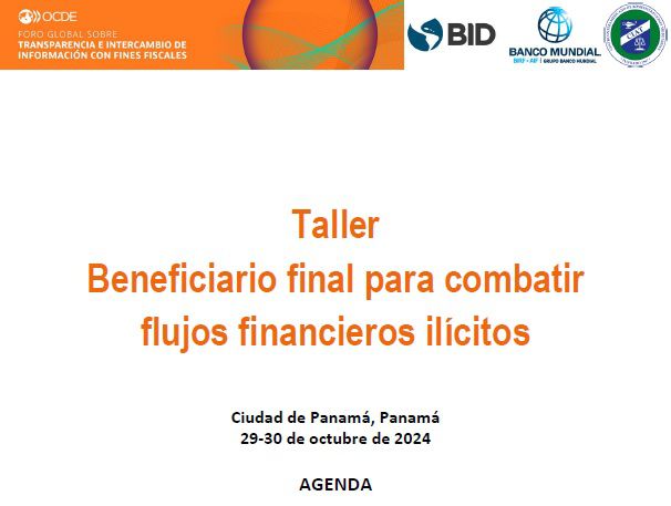 Funcionario de la SEPRELAD participó en taller sobre Beneficiario Final para combatir Flujos Financieros Ilícitos