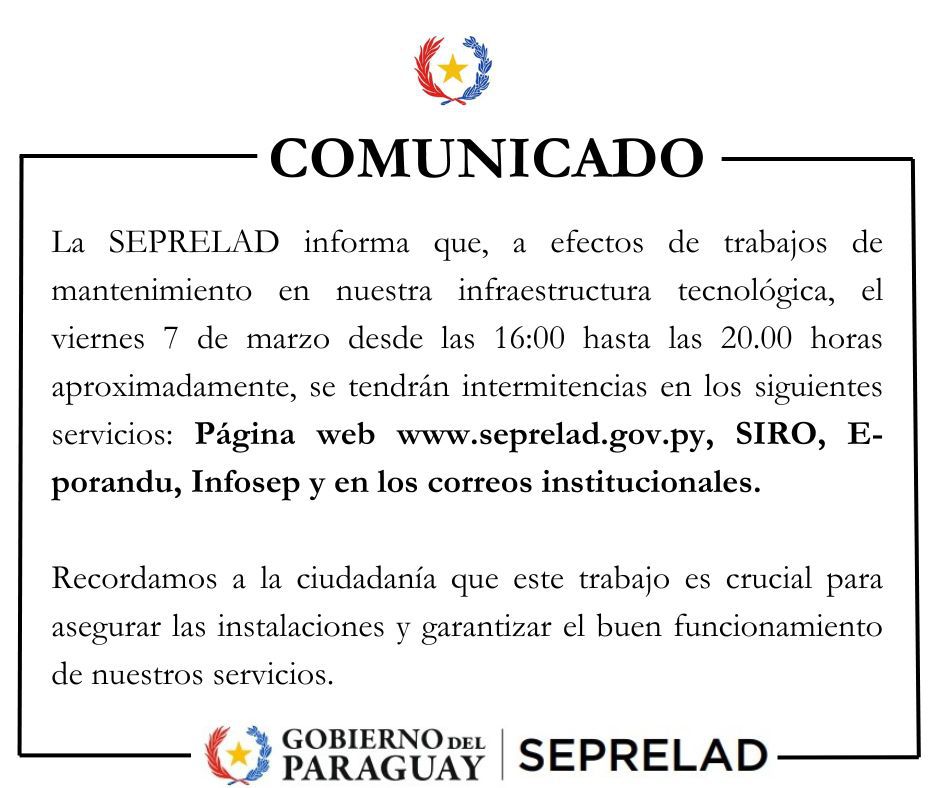 COMUNICADO A LA CIUDADANIA 