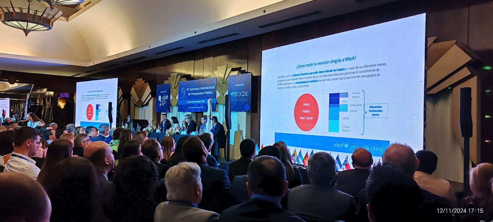 Funcionarios de la SEPRELAD participaron en el 51° Seminario Internacional de Presupuesto Público