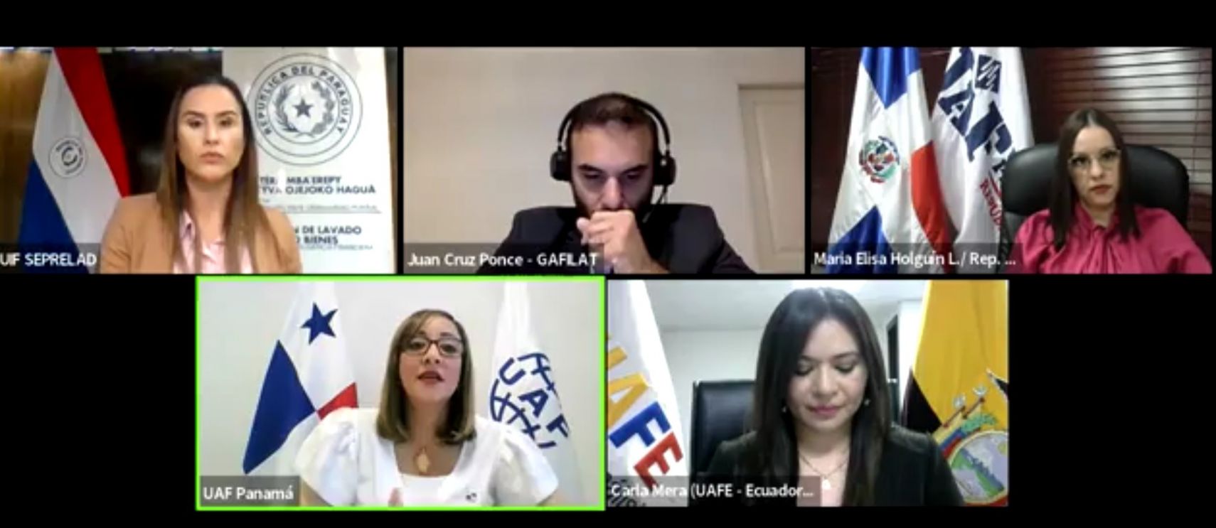 SEPRELAD junto a la UAFE Ecuador, UAF República Dominicana y UAF Panamá realizó con éxito el primer Conversatorio en vivo: “Hablemos de prevención”