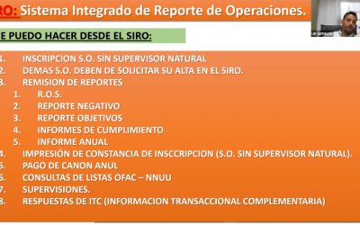 SEPRELAD realiza segunda capacitación para el sector Inmobiliario 