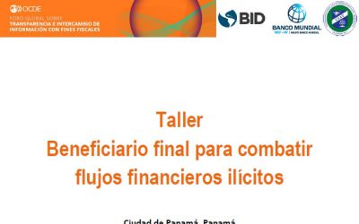 Funcionario de la SEPRELAD participó en taller sobre Beneficiario Final para combatir Flujos Financieros Ilícitos