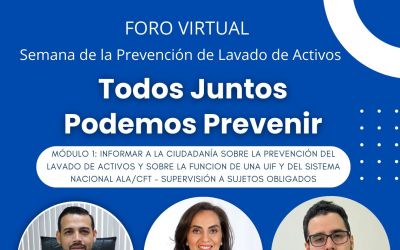 Semana Nacional de la Prevención del Lavado de Activos 