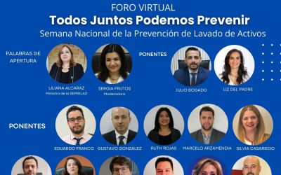 SEPRELAD invita al Foro Virtual en el marco de la Semana Nacional de la Prevención de Lavado de Activos